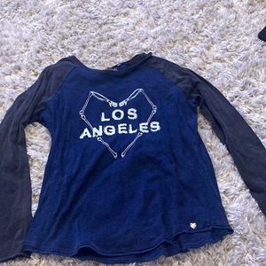 Kendall and Kylie long sleeve Los Angeles shirt size L